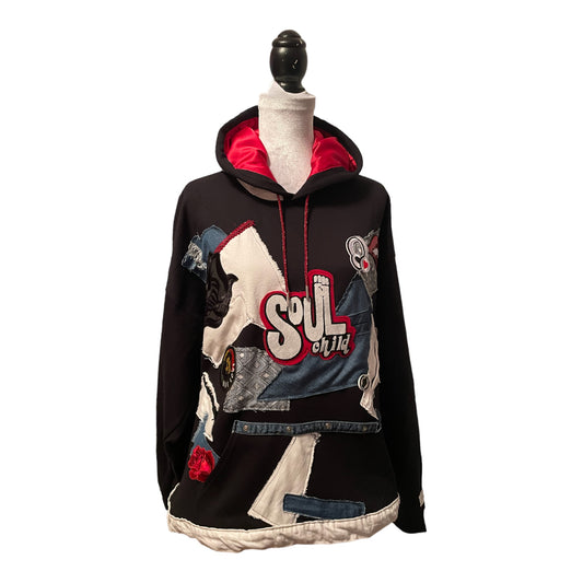 Soul Child Patchwork Hoodie - Luxe Street Edition