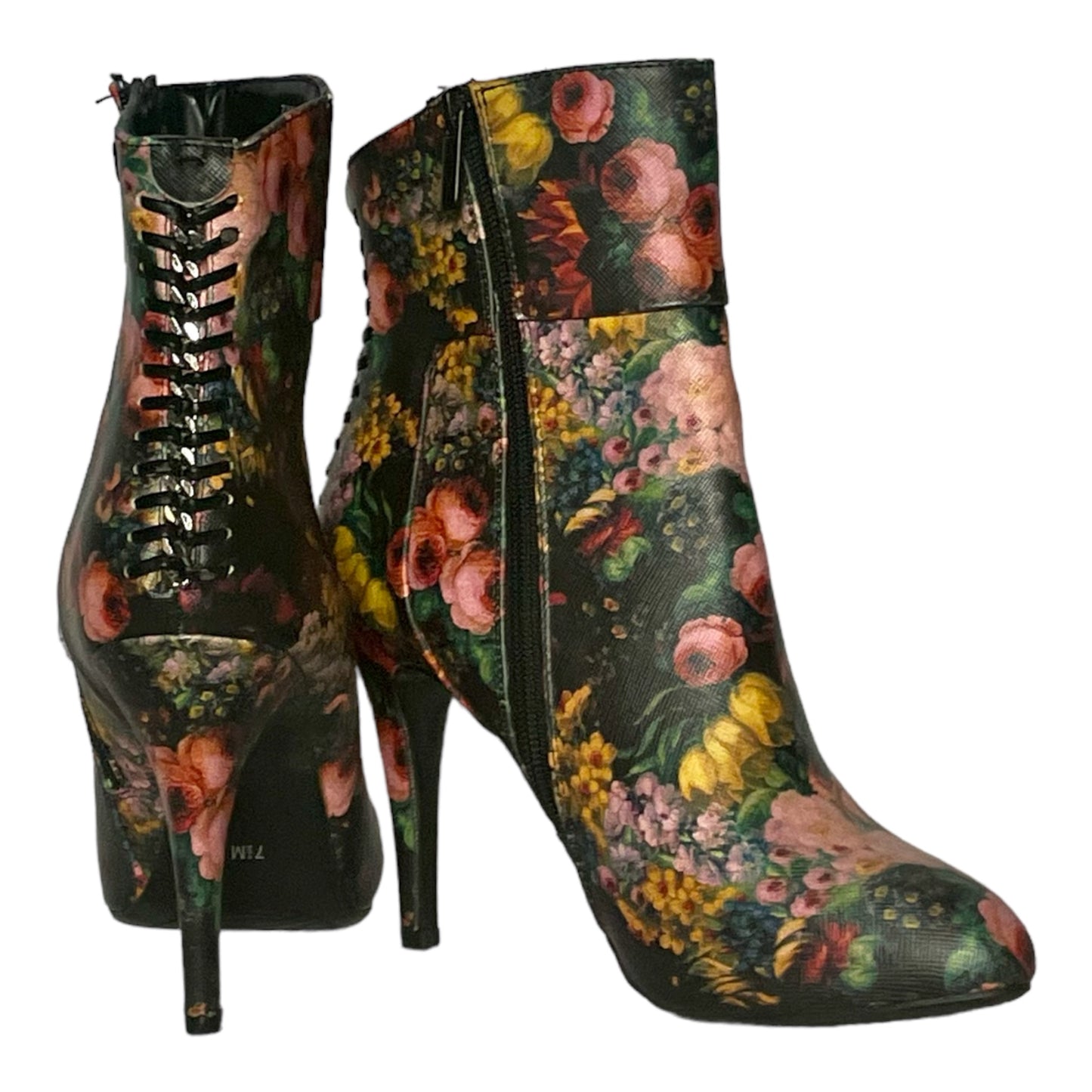 Impo Philicia Too Black Rose Faux Leather Bootie