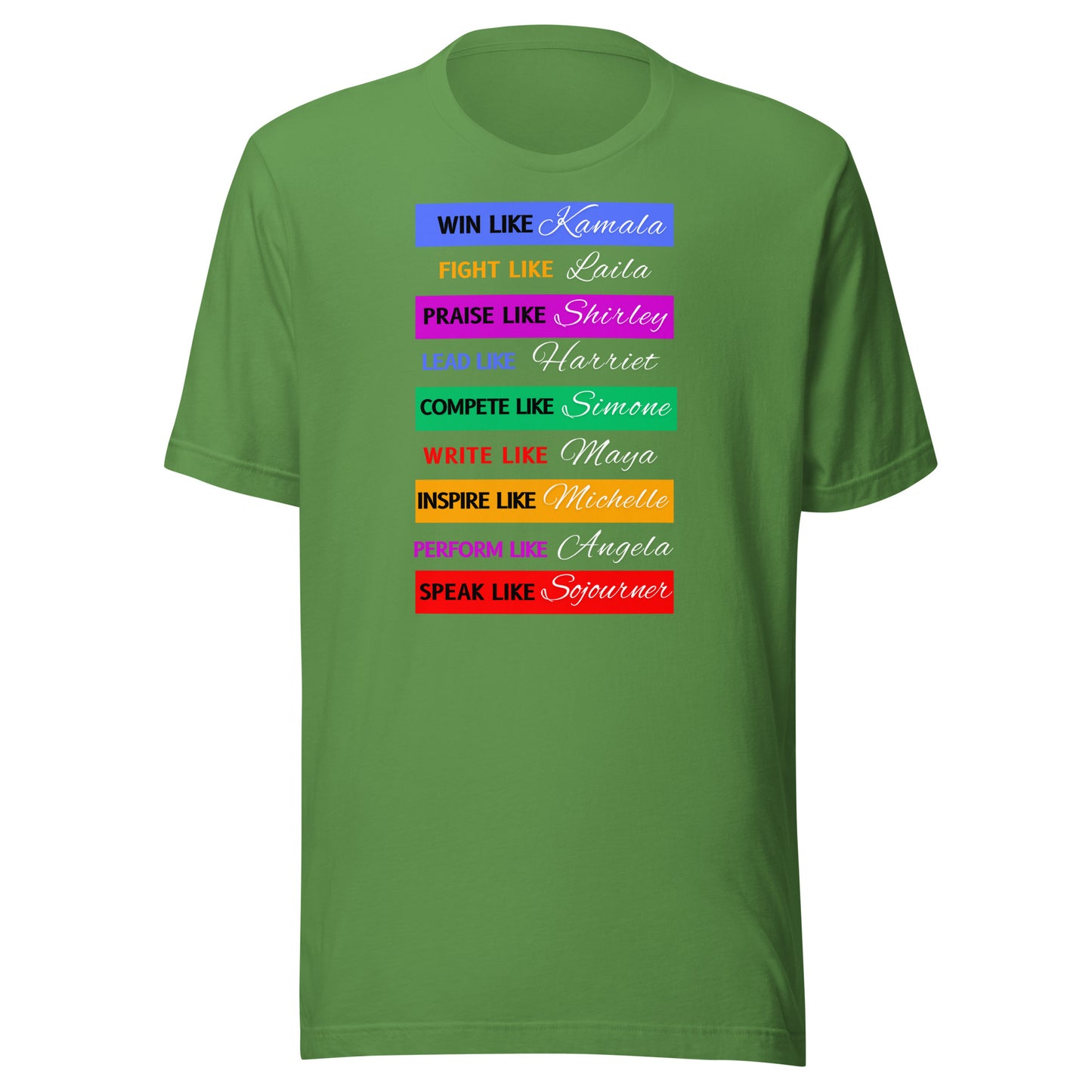 Inspirational Women Classic t-shirt (white lettering)