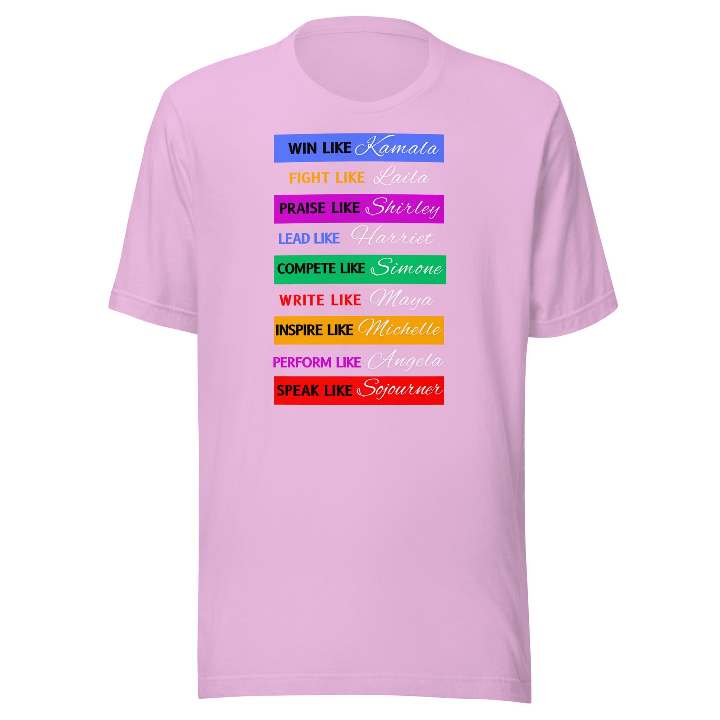 Inspirational Women Classic t-shirt (white lettering)