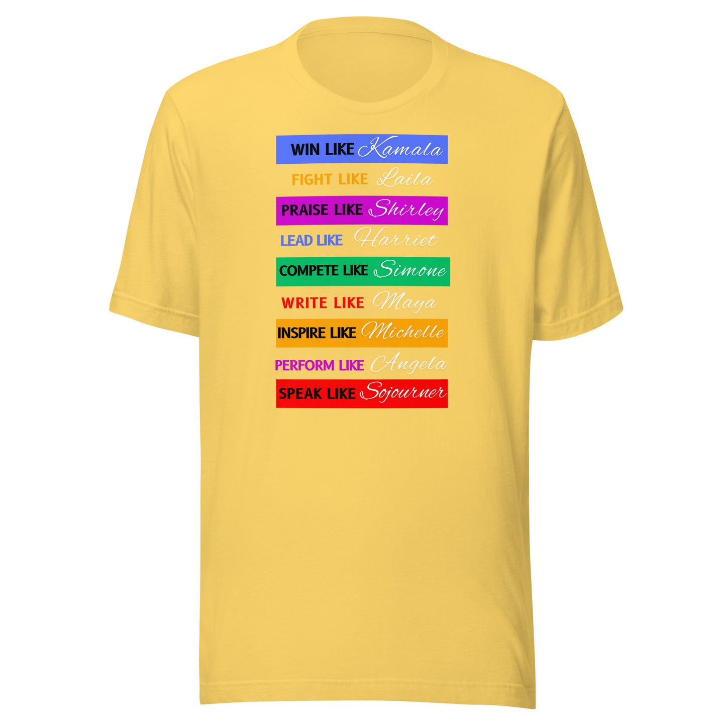 Inspirational Women Classic t-shirt (white lettering)