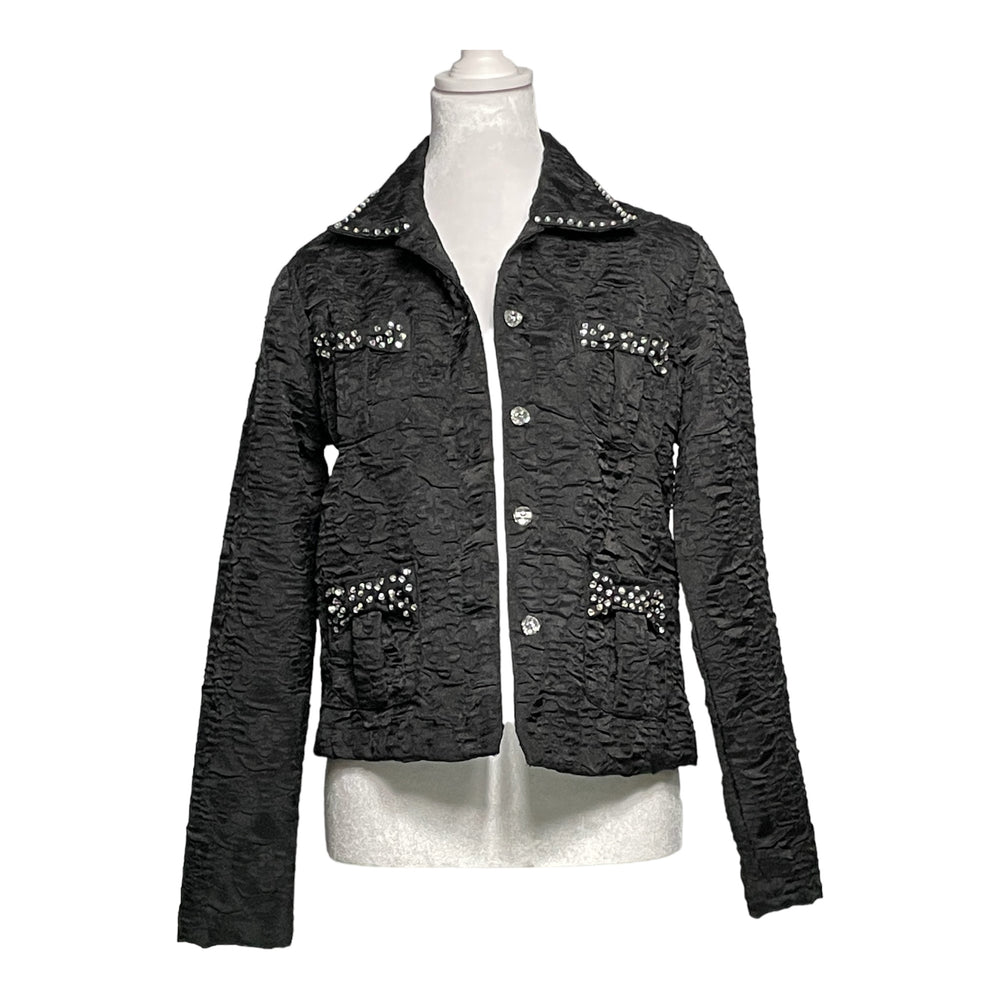 Carrie Allen Bling Button Down Jacket