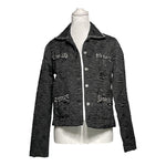 Carrie Allen Bling Button Down Jacket