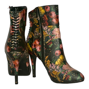 Impo Philicia Too Black Rose Faux Leather Bootie