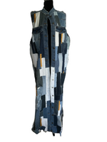 Mixed Denim Patchwork Vest