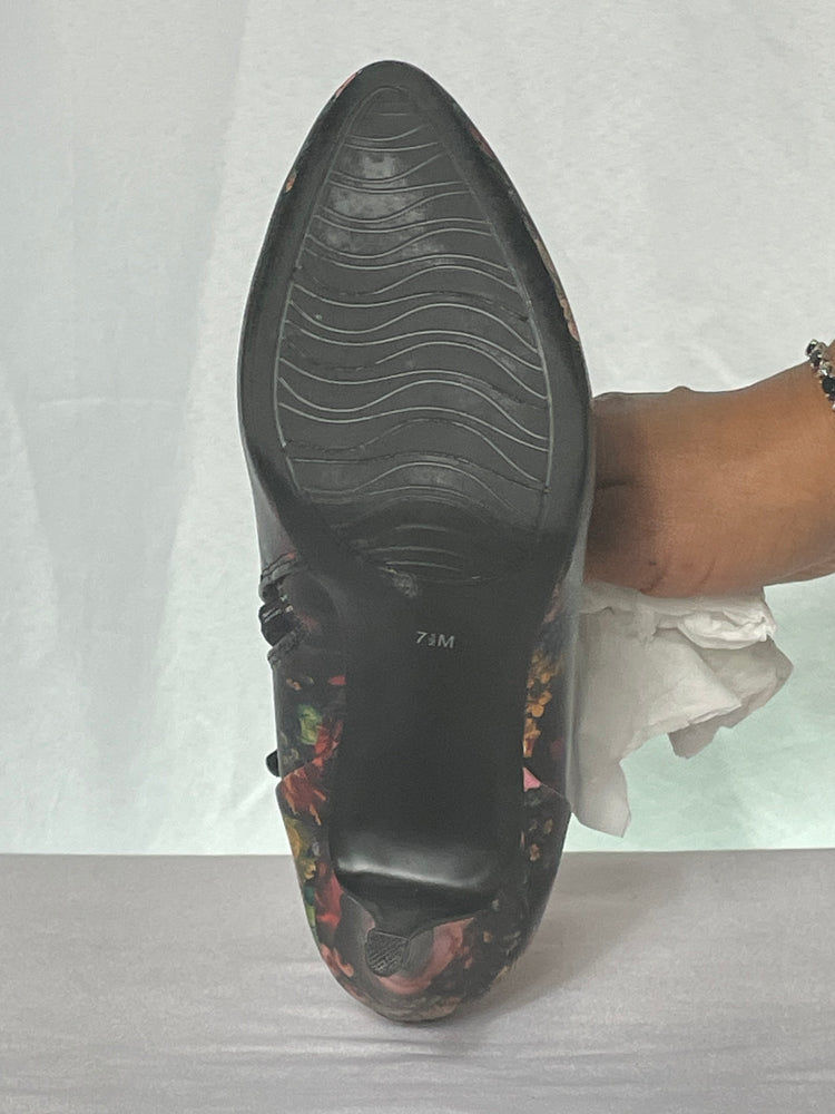 Impo Philicia Too Black Rose Faux Leather Bootie