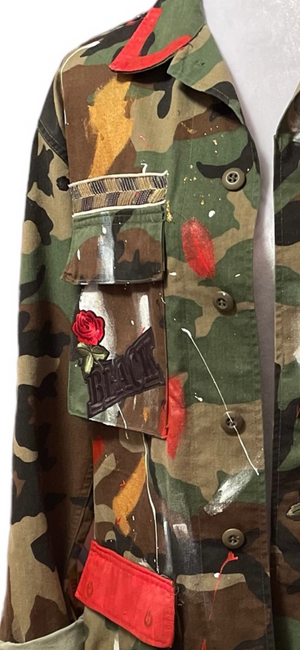 
            
                Load image into Gallery viewer, I’m Not Perfect Camo Jacket
            
        