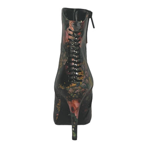 Impo Philicia Too Black Rose Faux Leather Bootie