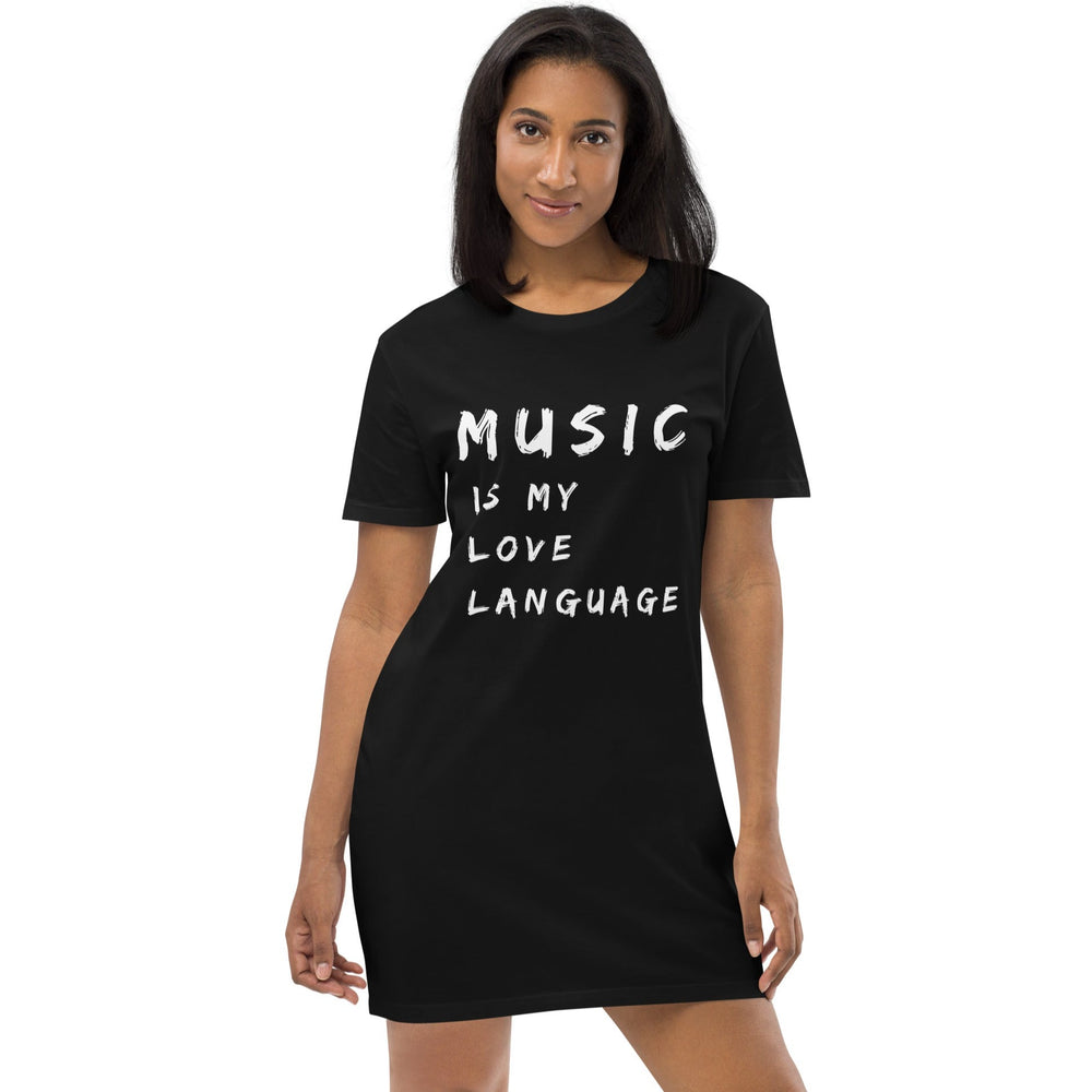 Music is My Love Language T-Shirt Dress