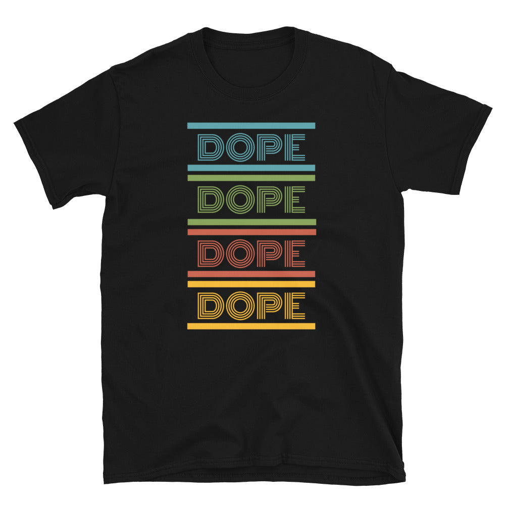 
            
                Load image into Gallery viewer, Dope Quad Color Unisex T-Shirt
            
        
