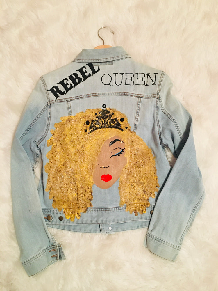 Rebel Queen Denim Jacket - J. Elaine Boutique
