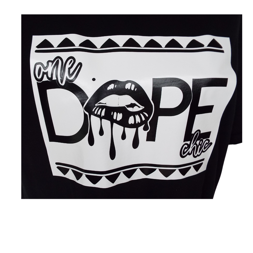 One Dope Chic Fringe Tee (Block Style)