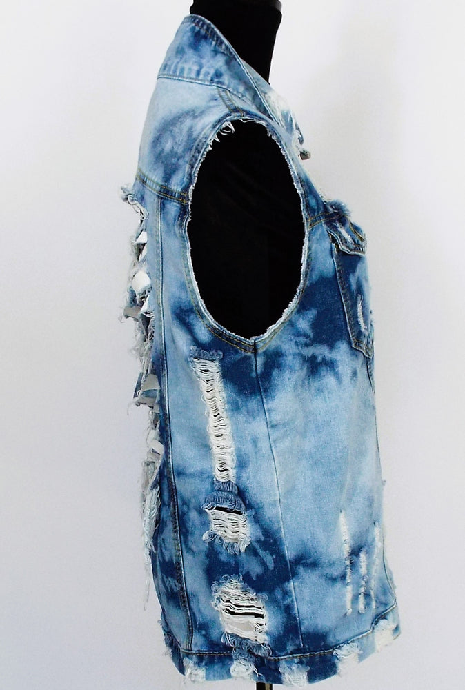 Wake Pray Slay Denim Vest
