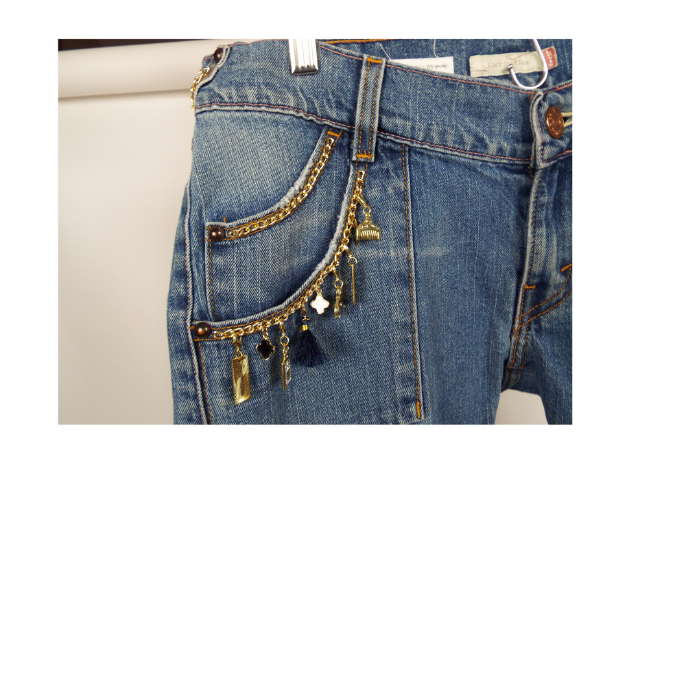 Chains and Charms Jeans
