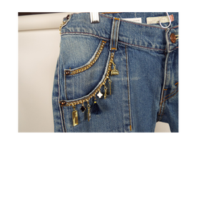 
            
                Load image into Gallery viewer, Chains and Charms Jeans
            
        