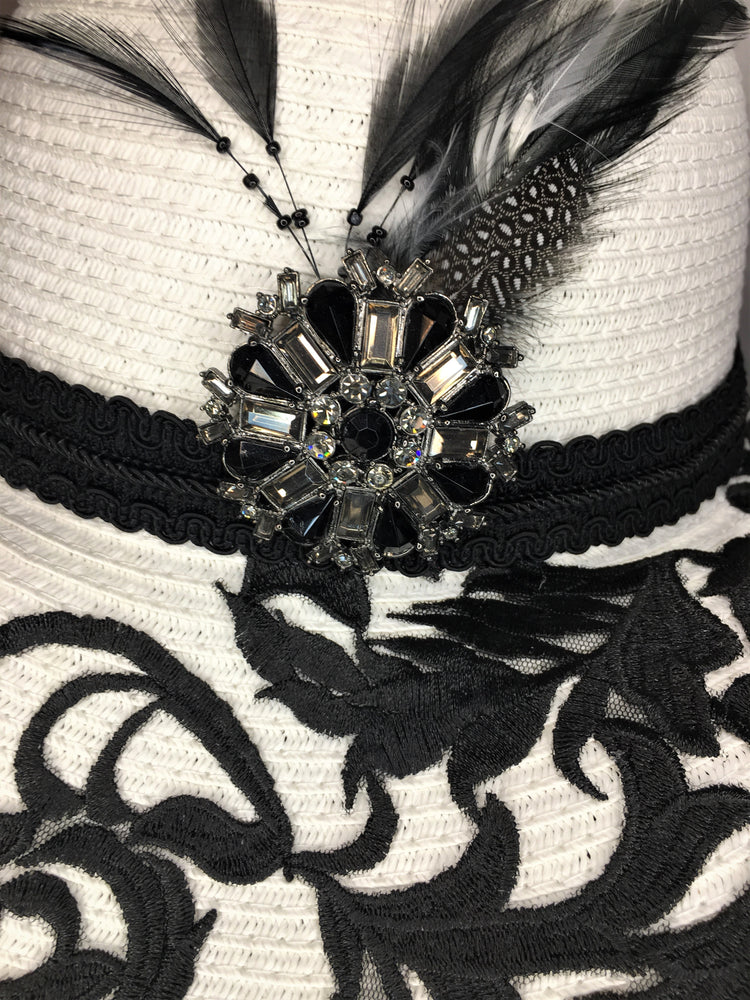 Smooth Criminal Straw Hat - J. Elaine Boutique