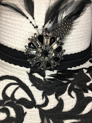 Smooth Criminal Straw Hat - J. Elaine Boutique