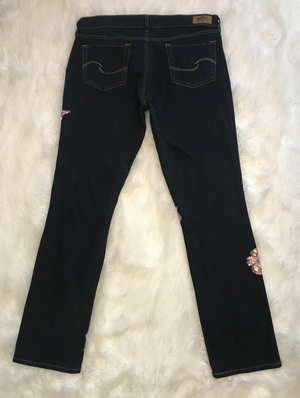 Rose Sequin Jeans - J. Elaine Boutique