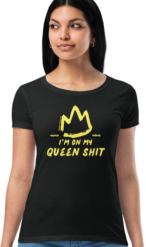 
            
                Load image into Gallery viewer, Queen Shit Women’s Fitted Tee
            
        